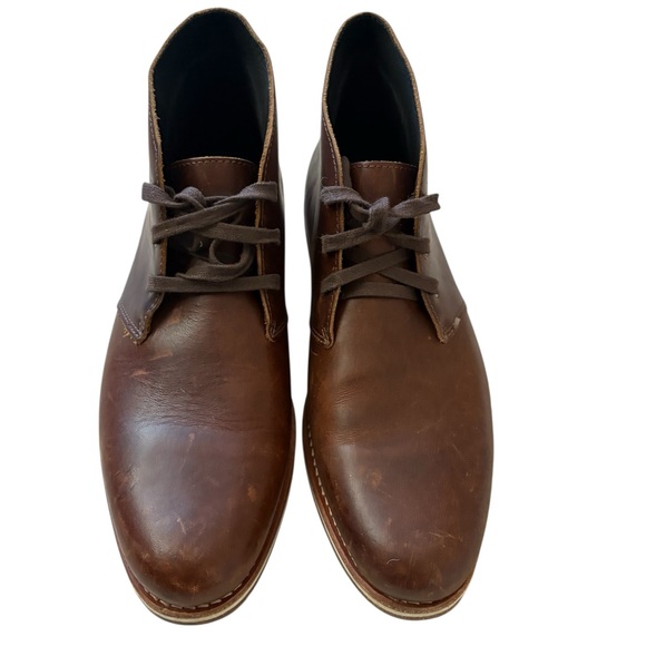 Helm Declan Premium Leather Chukka Boots Rich Brown Size 11.5 main image 4